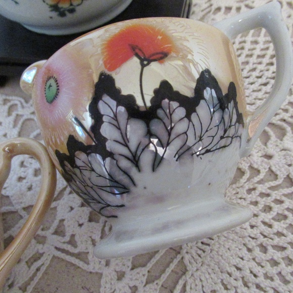 Authentic Japanese Lusterware Tea 13 piece set - Picture 12 of 12